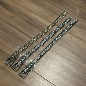NWOT Cheetah Print and Rhinestone Pet Collar